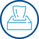  Cover your cough or sneeze with a tissue, then throw the tissue in the trash.