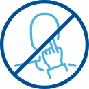 Avoid touching your eyes, nose, and mouth.