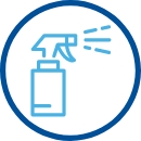  Clean and disinfect frequently touched objects and surfaces.