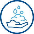  Wash your hands often with soap and water for at least 20 seconds.