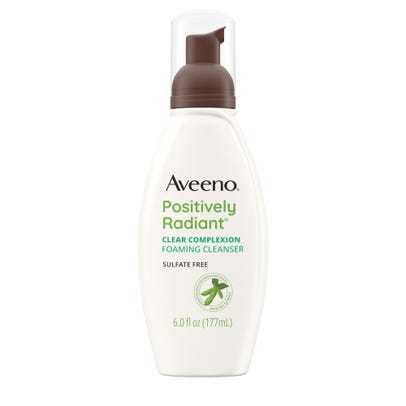 Aveeno active naturals clear complexion cleanser,foaming,6 fl oz (180 ml)