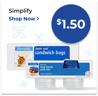 Simplify $1.50 Shop Now